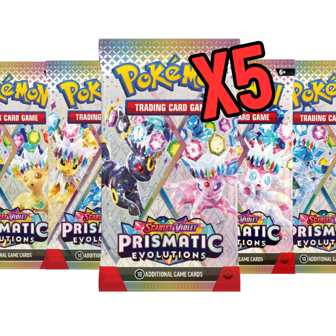 Prismatic Evolutions - 5 Pokemon TCG Packs