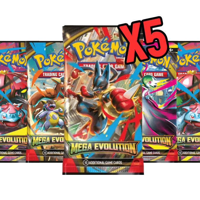 Mega Evolution - 5 Pokemon TCG Packs