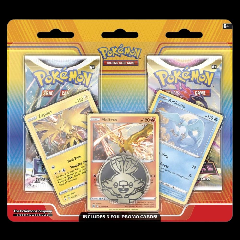 Articuno, Zapdos, & Moltres 2 Pack Blister
