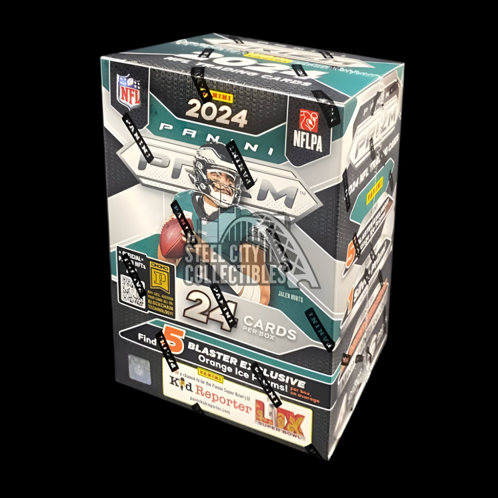 2024 Panini Prizm Football Hobby Blaster Box - Orange Ice Prizms