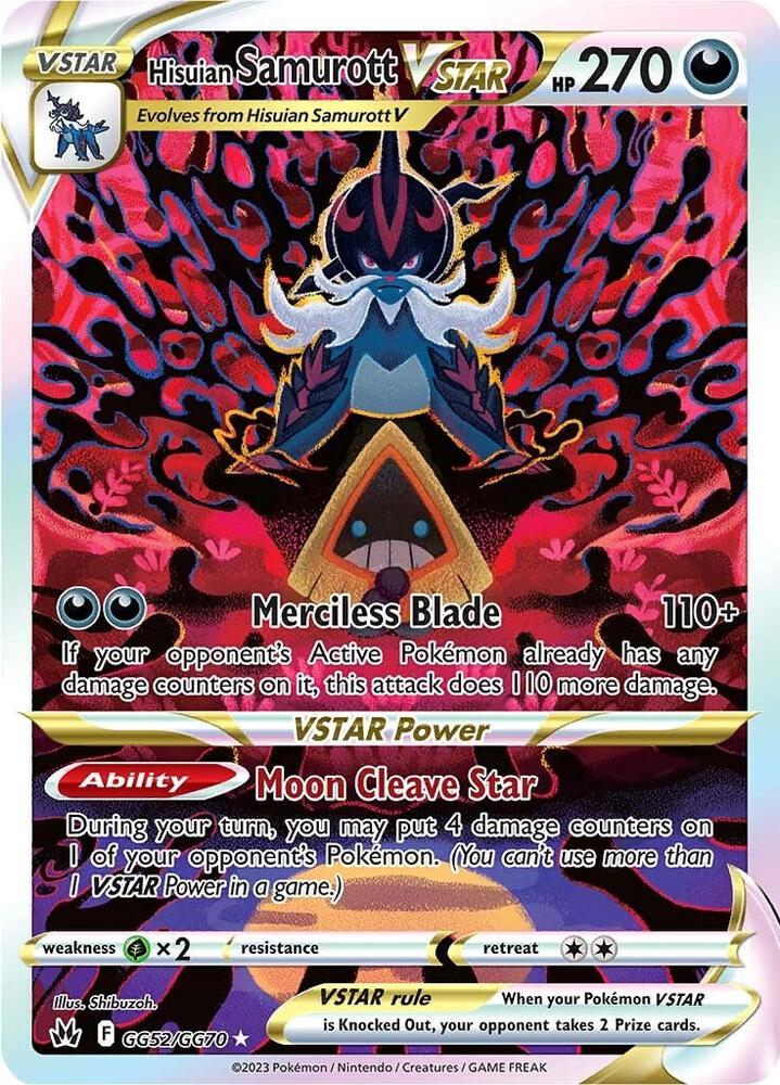 Hisuian Samurott VSTAR - Crown Zenith: Galarian Gallery (CRZ:GG)