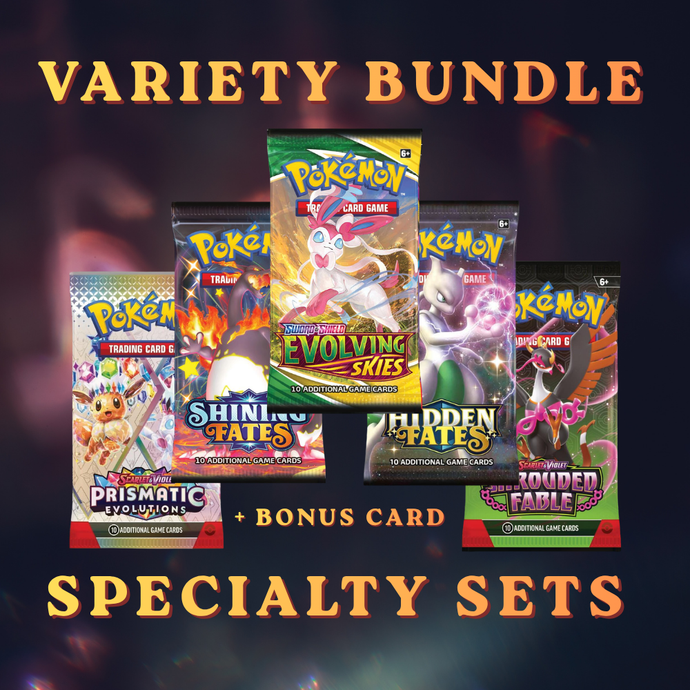 Specialty Sets Variety Bundle - 5 Pokemon TCG Packs