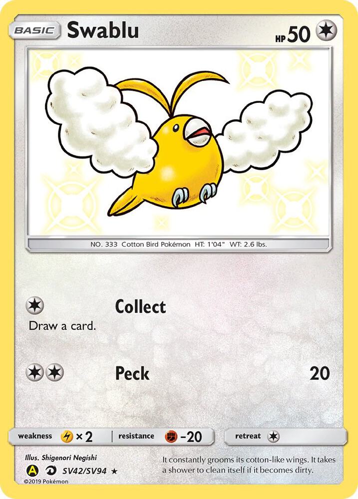 Swablu - Hidden Fates: Shiny Vault (HIF:SV)