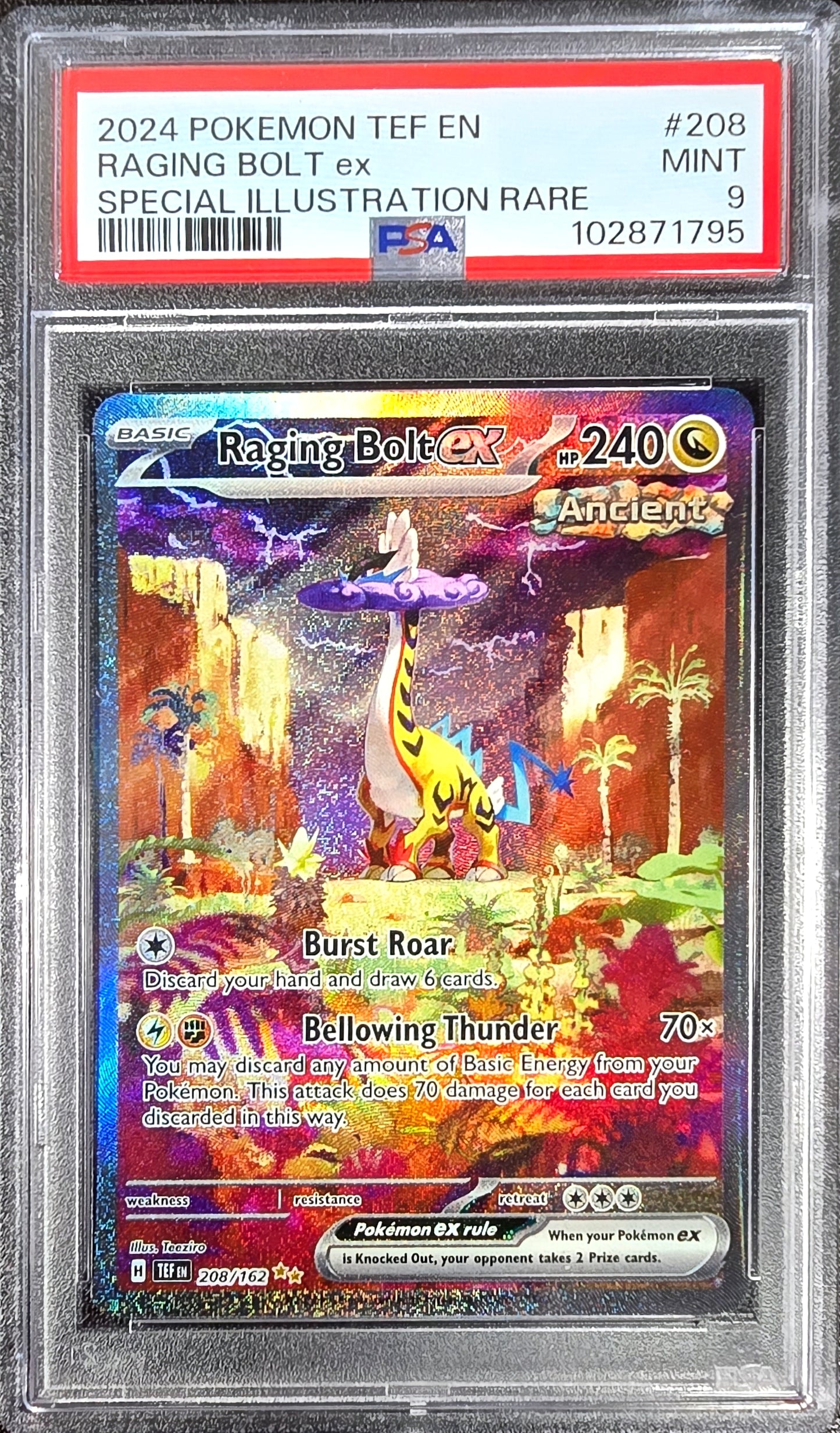 Raging Bolt ex Temporal Forces 208/162 MINT PSA 9
