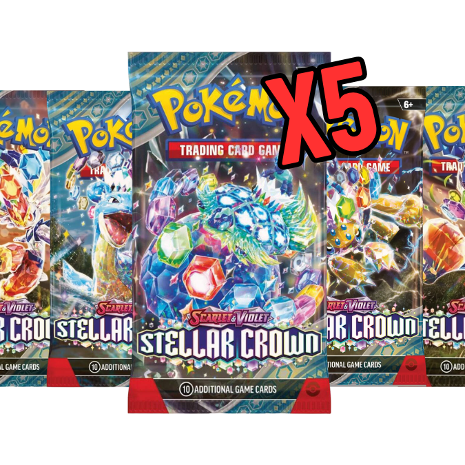 Stellar Crown Booster Packs (5 Packs)