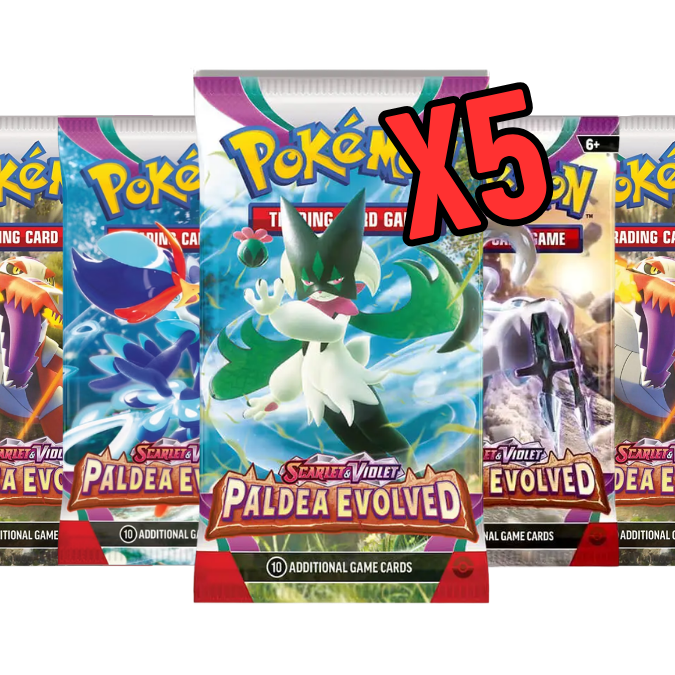 Paldea Evolved - 5 Pokemon Packs