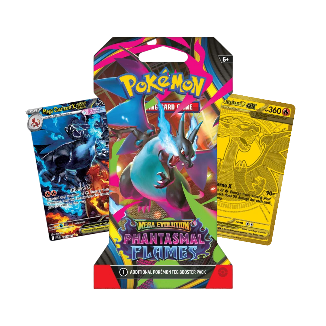 Phantasmal Flames - 1 Sleeved Pokemon TCG Pack