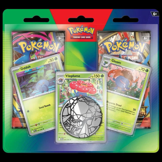 Oddish, Gloom & Vileplume 2-Pack Blister