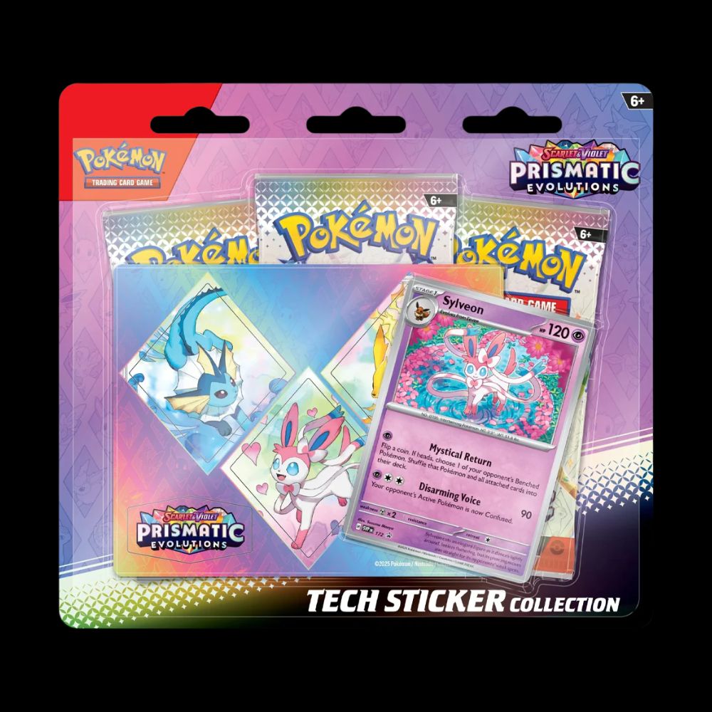 Prismatic Evolutions Tech Sticker Collection