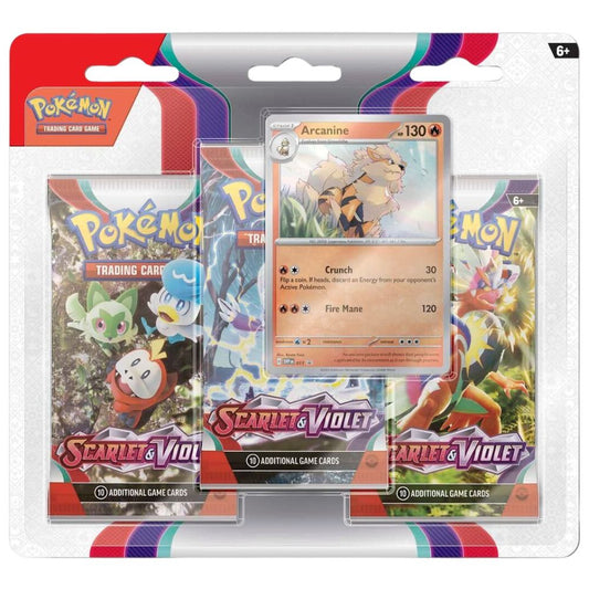 Scarlet & Violet 3-Pack Blister