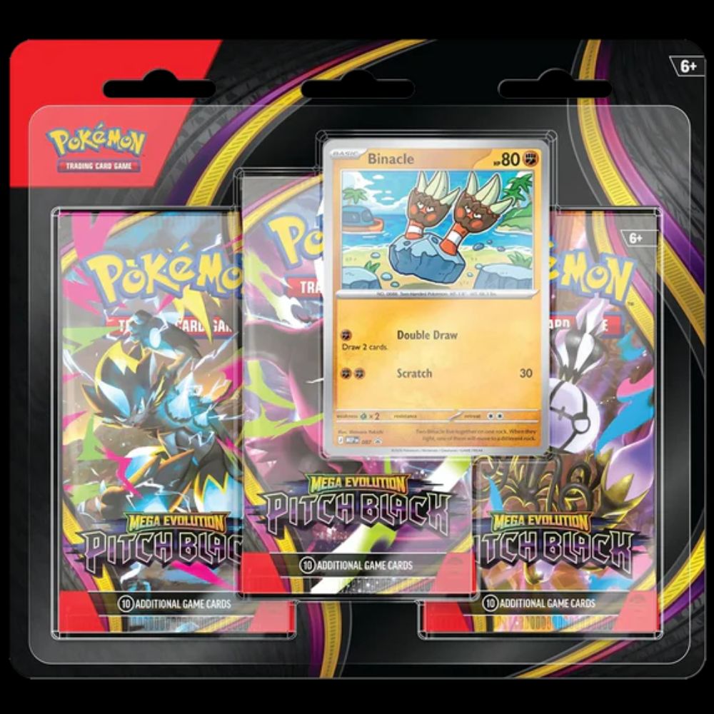PRE-ORDER: Pitch Black 3-Pack Blister