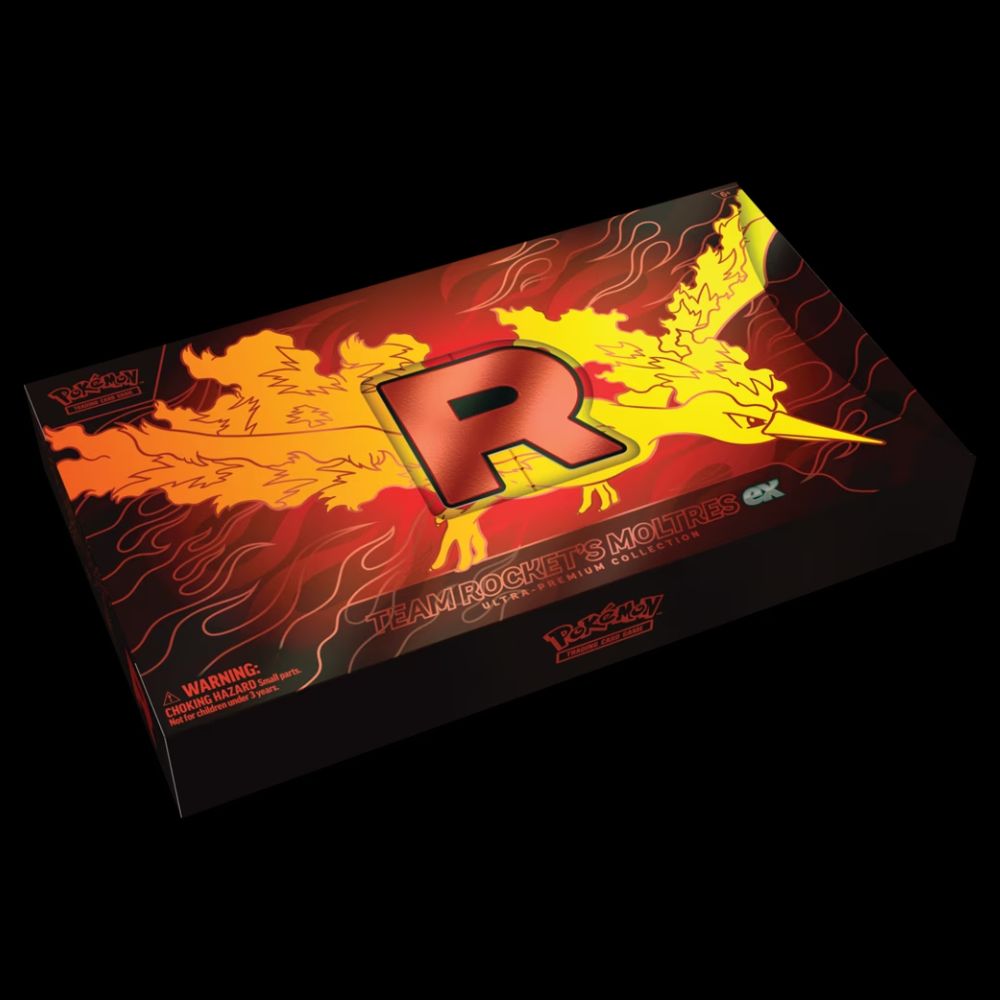 PRE-ORDER: Team Rocket's Moltres ex Ultra-Premium Collection (1 BOX OR 1 CASE AVAILABLE)